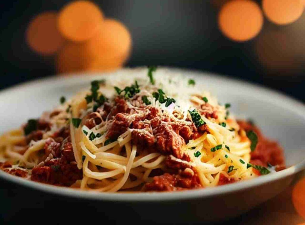 "Collage of 14 delicious spaghetti dishes showcasing various recipes and presentations."