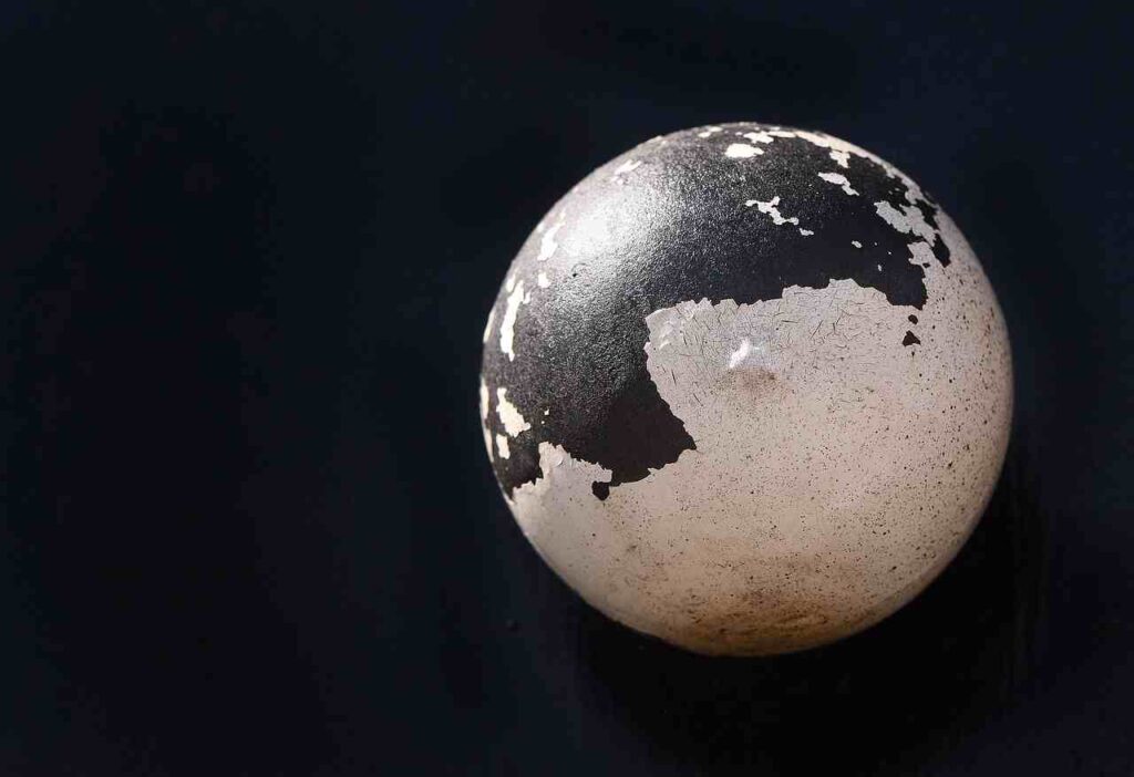 Frozen landscape during the Ice Age.