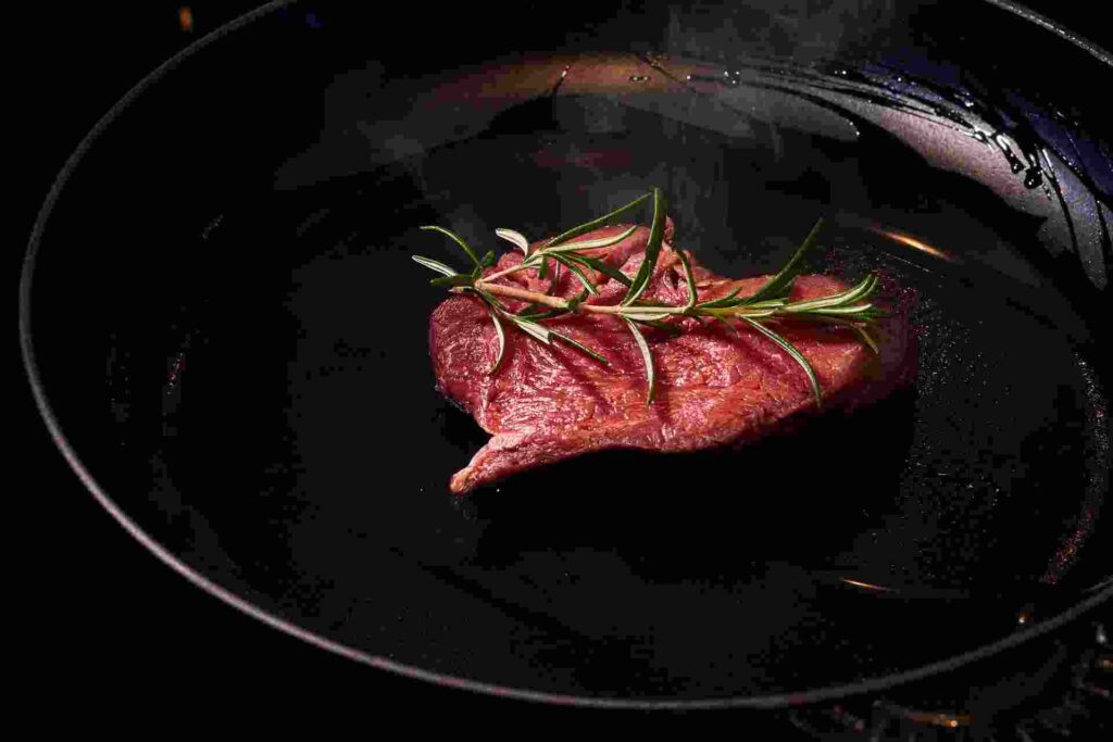 Plate of iron-rich foods.