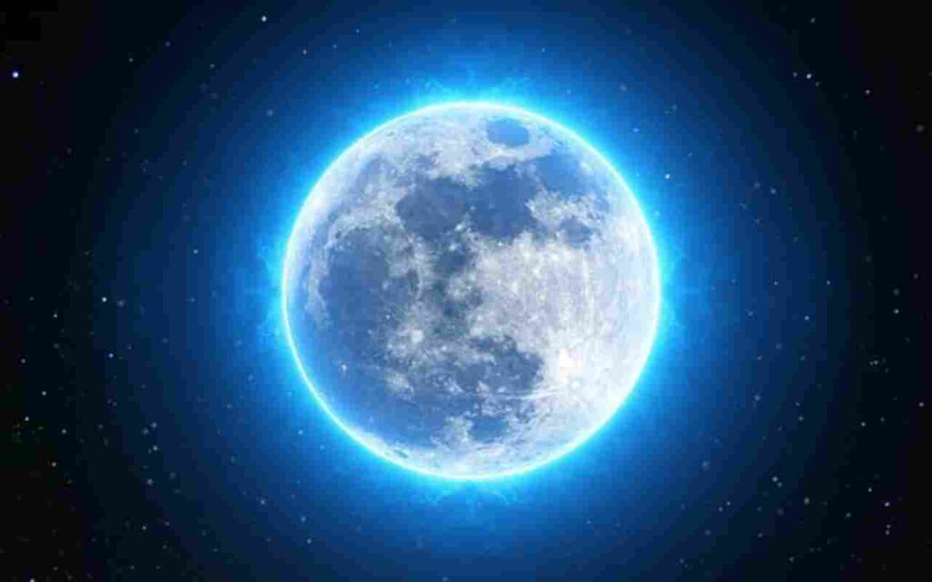 "Blue Moon: Your Guide to Witnessing the Second Supermoon and Saturn"