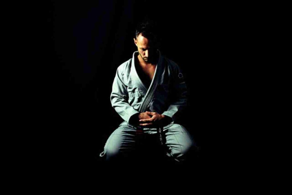 "Discipline: Person meditating with disciplined mindset"