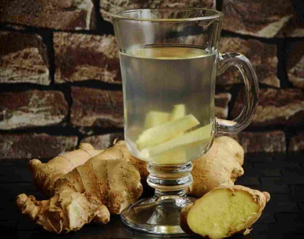"Ginger root on a cutting board - Boost your health with ginger!"