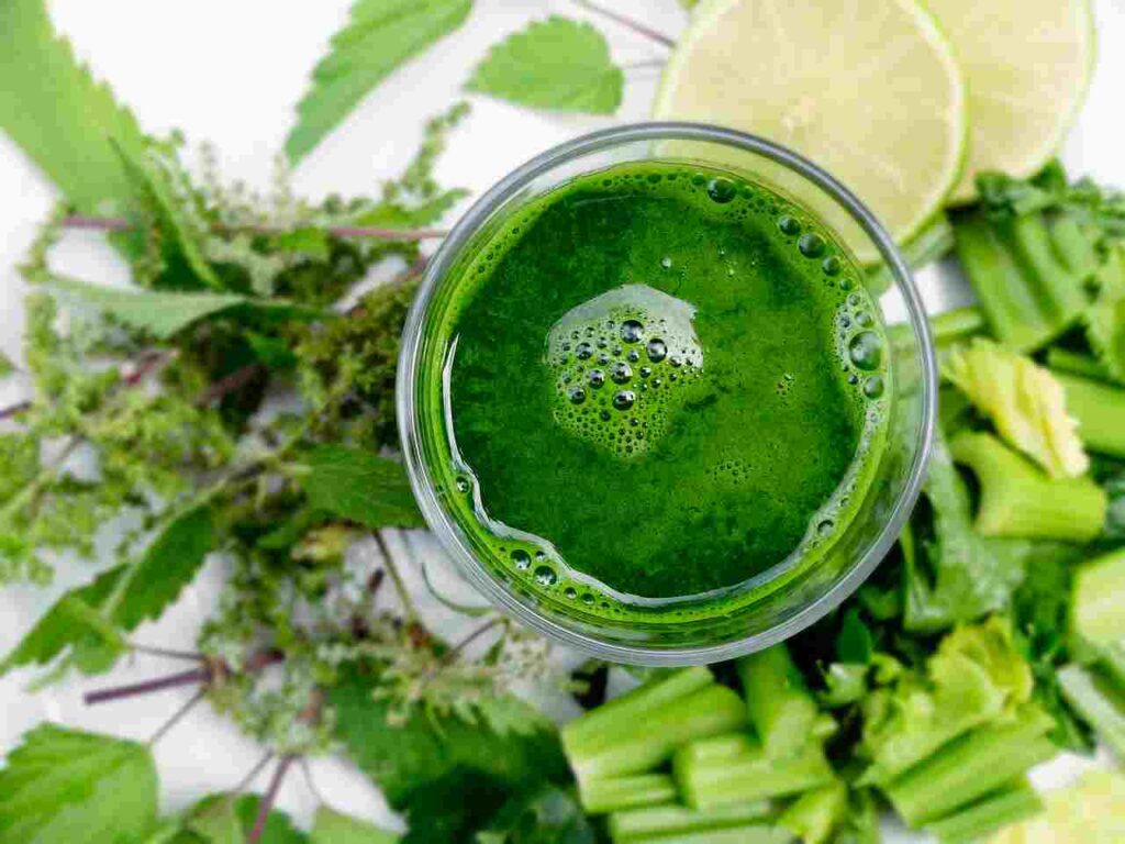 Colorful fruits and vegetables for immunity.