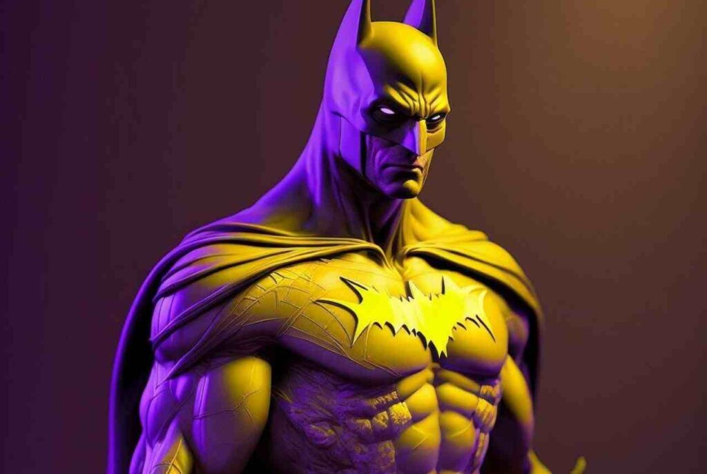 Batman logo, symbolizing the Dark Knight.