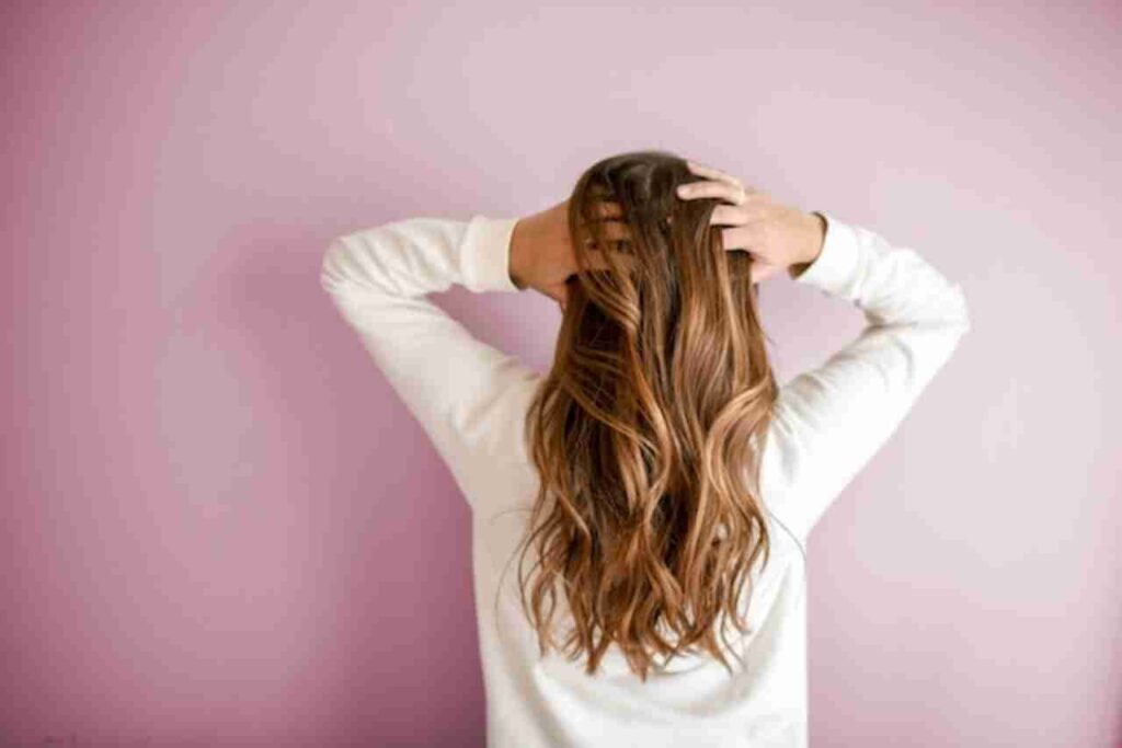 "Aloe vera gel for hair care."