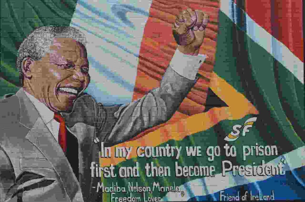 Nelson Mandela: A symbol of freedom and equality.