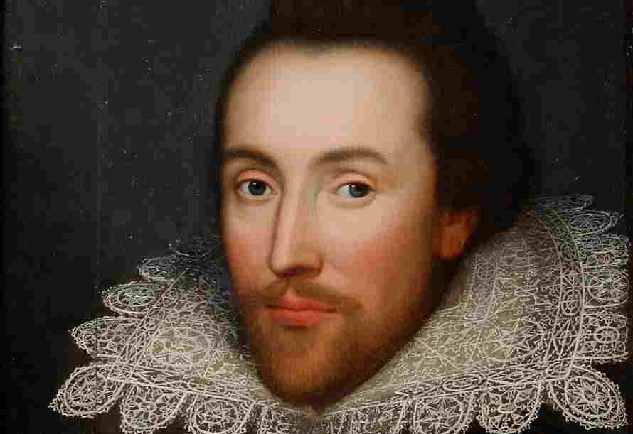Portrait of William Shakespeare, playwright and poet.
