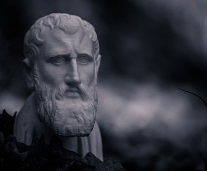 "Image depicting a person practicing Stoic habits for resilience."