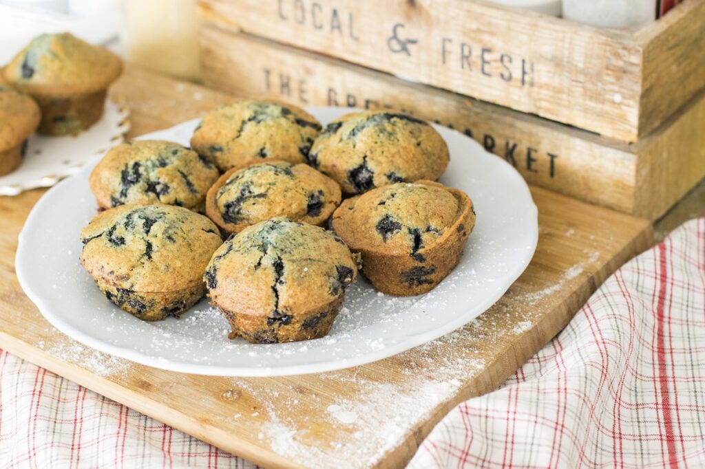 "Homemade Lemon Blueberry Muffins"