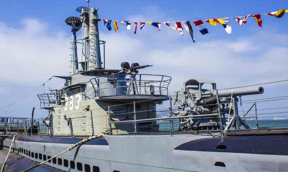 "Various types of ships on the water."