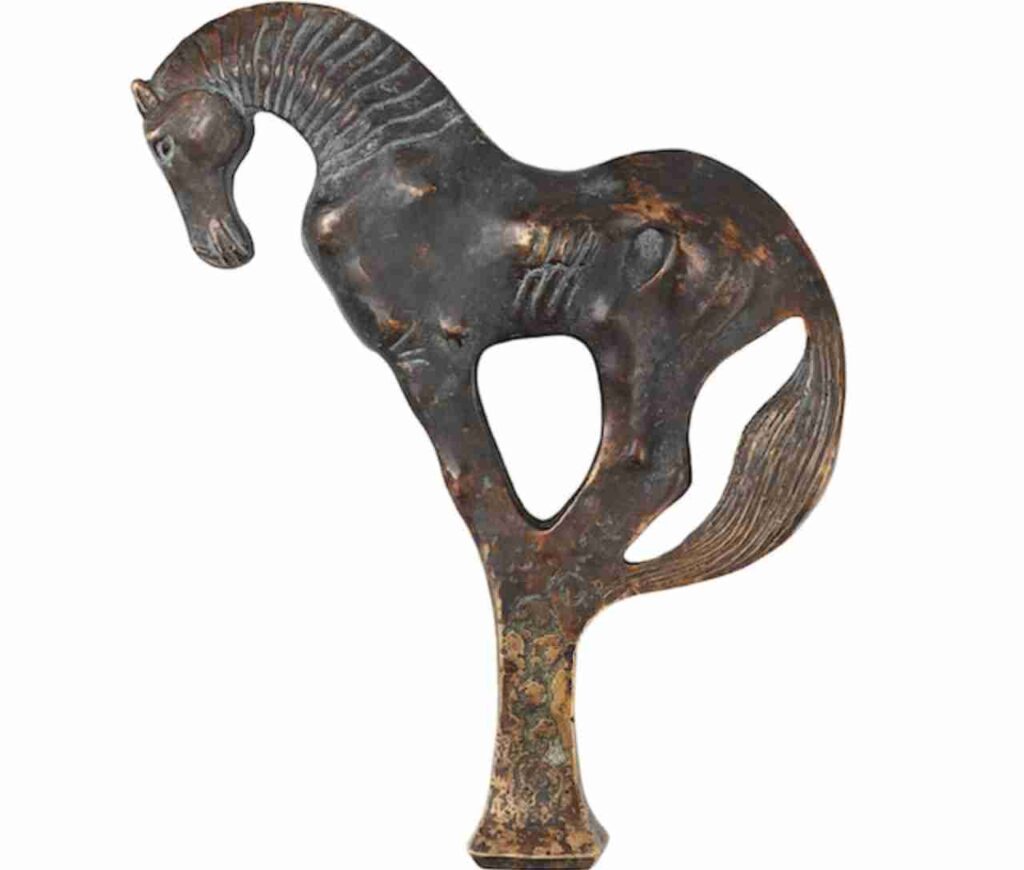 Image: Illustration of Bucephalus, Alexander the Great's legendary horse."