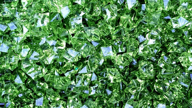"Variety of sparkling diamonds."