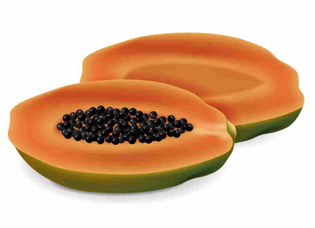 "Pawpaw fruit on a wooden surface - discover health benefits!"
