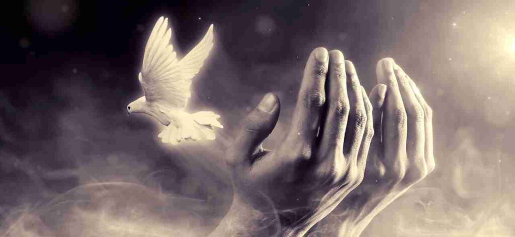 Image depicting two hands reaching out for each other, symbolizing empathy and connection.