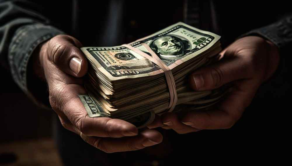 A person holding a piggy bank, symbolizing financial intelligence and smart money management.