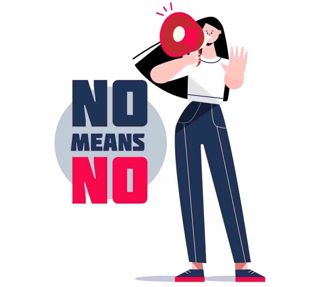 Mastering Productivity: The Power of Saying No - A person standing confidently, representing productivity through prioritization.